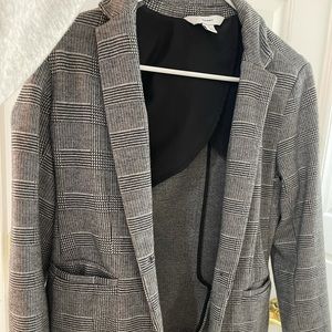 Casual plaid blazer